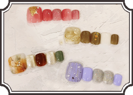 フットネイルサンプル